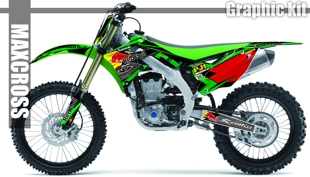 KAWASAKI KX250F KX450F 2012-2016' REDBULL STYLE